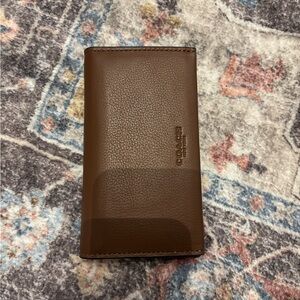 Coach Tan Leather Key Holder